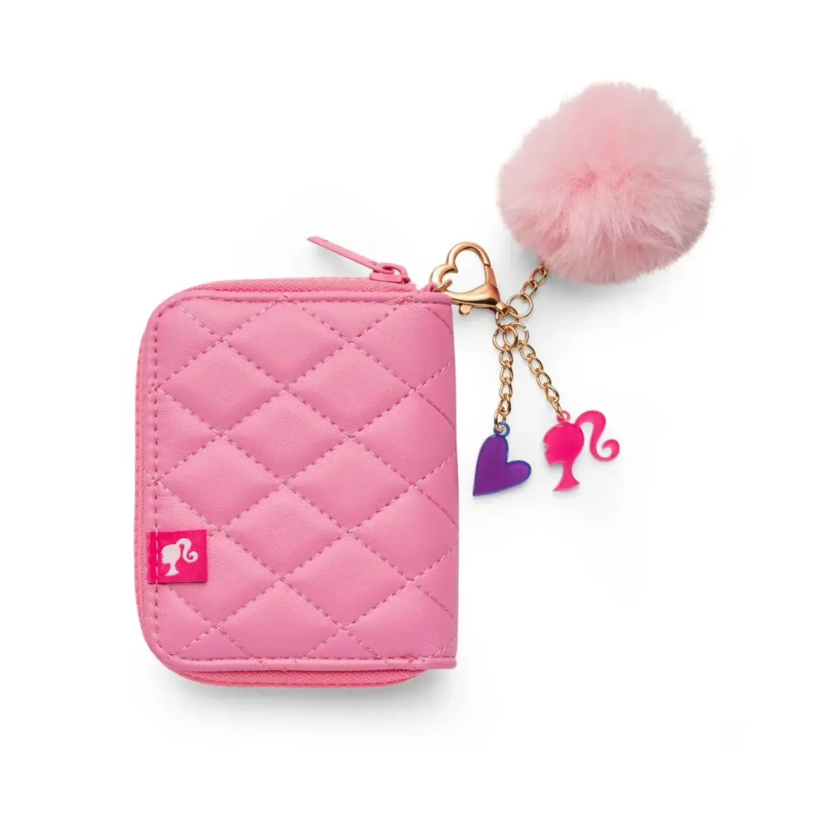 Zomi Gems Zomi Gems Barbie Quilted Kids Zip Wallet with Charms