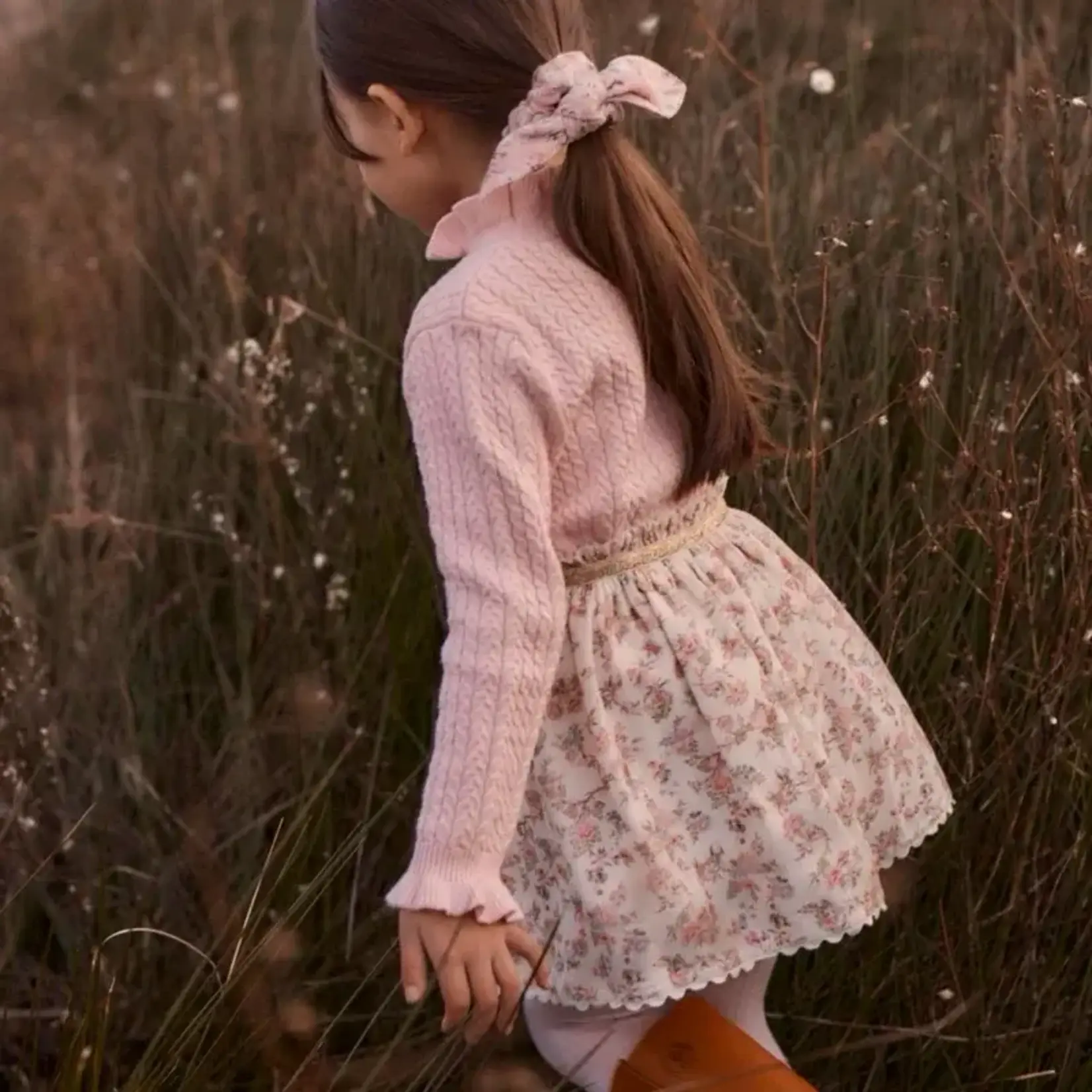 Louise Misha Louise Misha Cream Carnation Vale Cephee Skirt