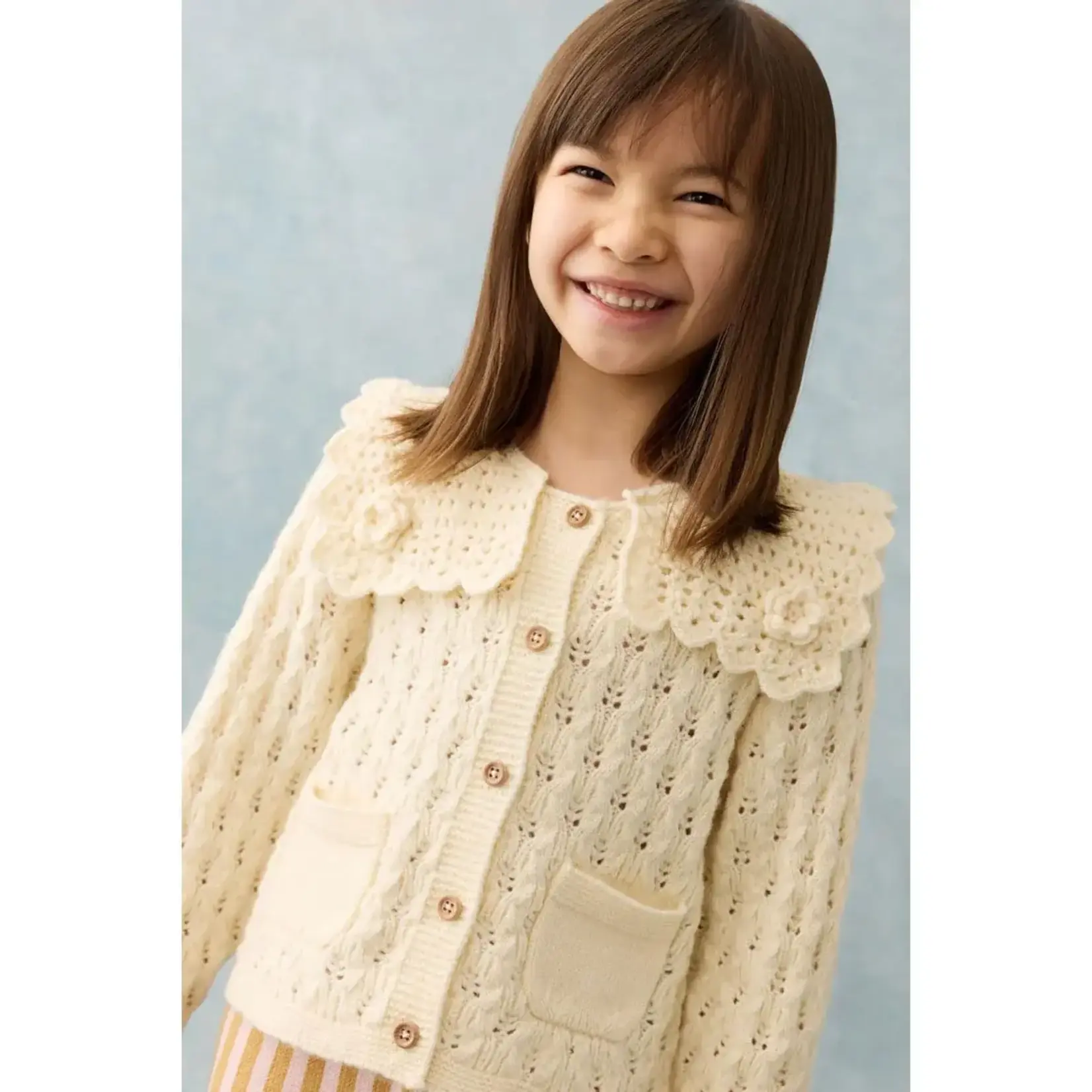 Louise Misha Louise Misha Cream Anouchka Cardigan