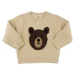 Oh Baby! Oh Baby Honey Bear Intarsia Crew Knitted Sweater