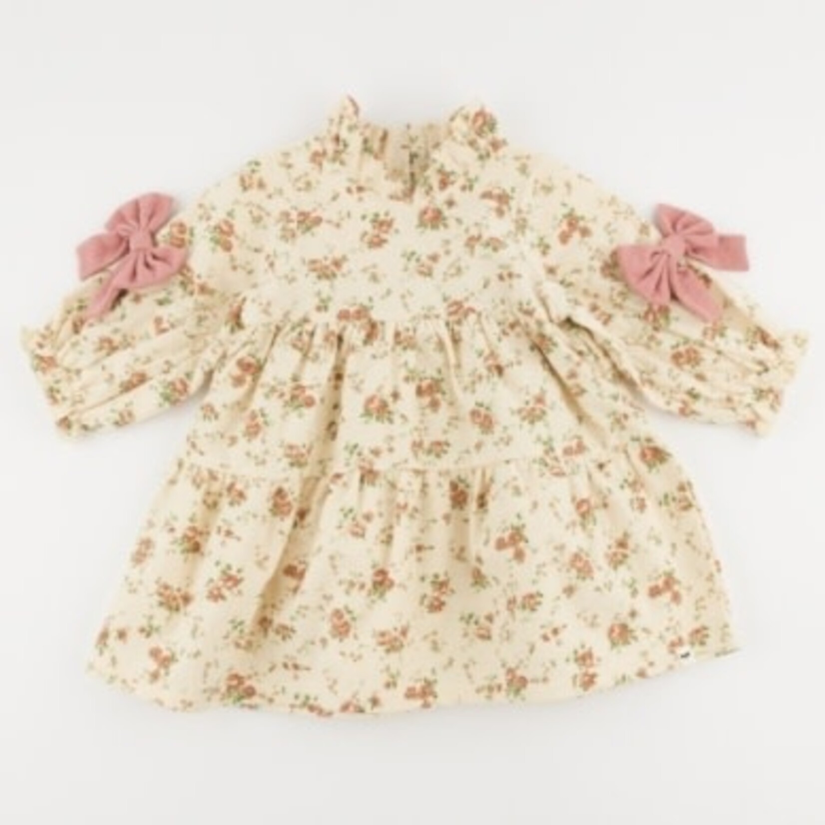 Oh Baby! Oh Baby Natural Vintage Peonies Tessa Dress
