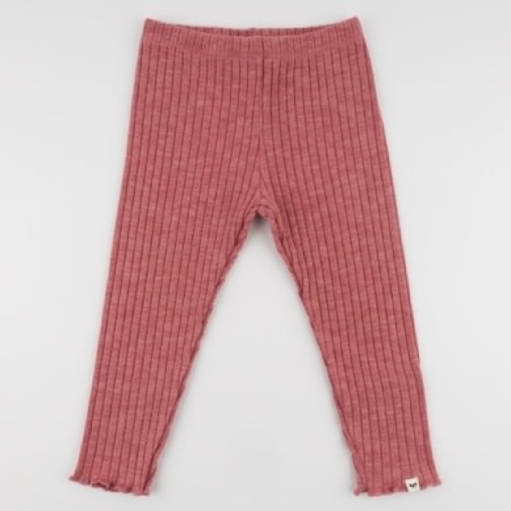 Oh Baby! Oh Baby Berry Wide Rib Lettuce Edge Legging