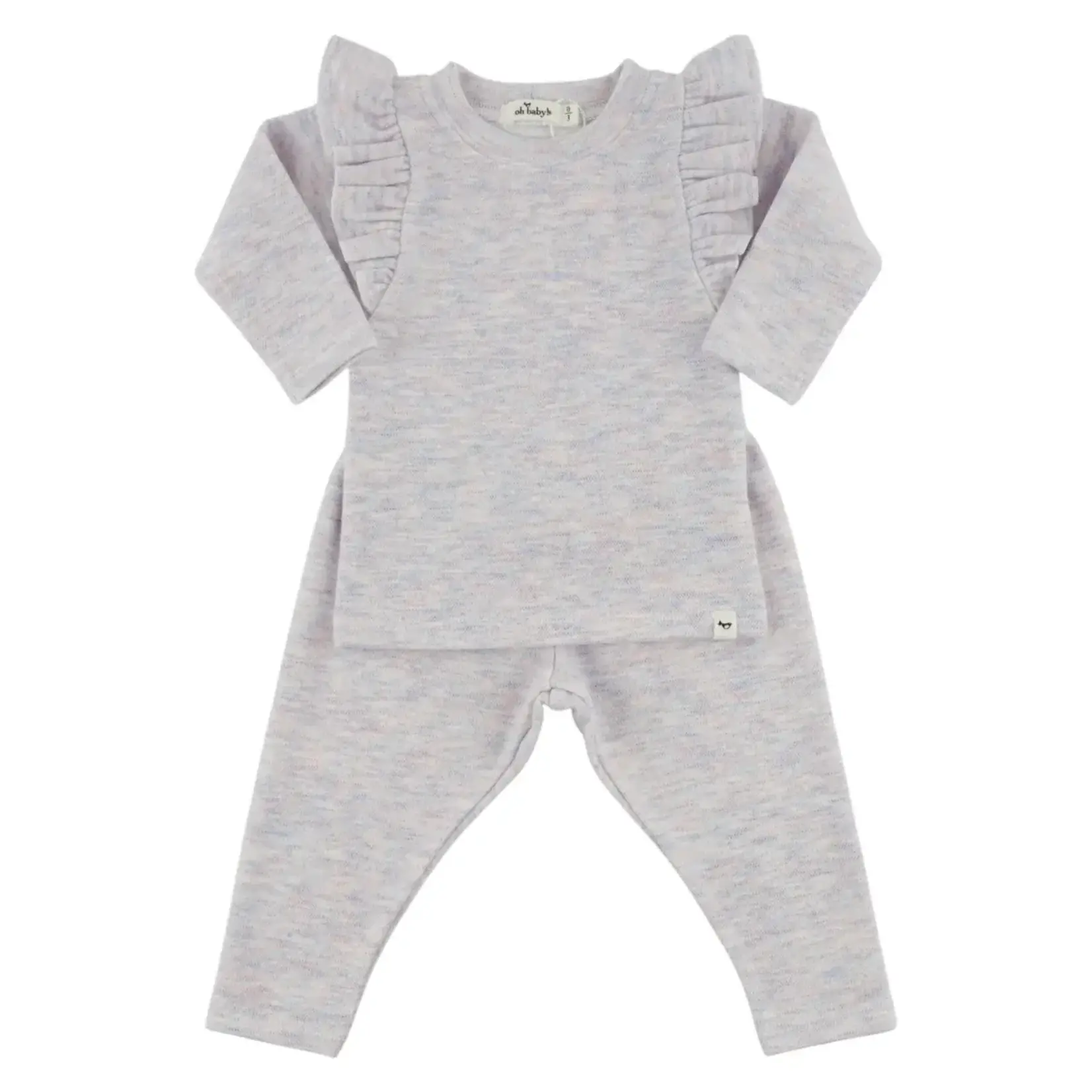 Oh Baby! Oh Baby Lilac Rose Honeycomb Millie 2pc Set