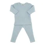 Oh Baby! Oh Baby Sky Blue Cable Knit 2pc Set