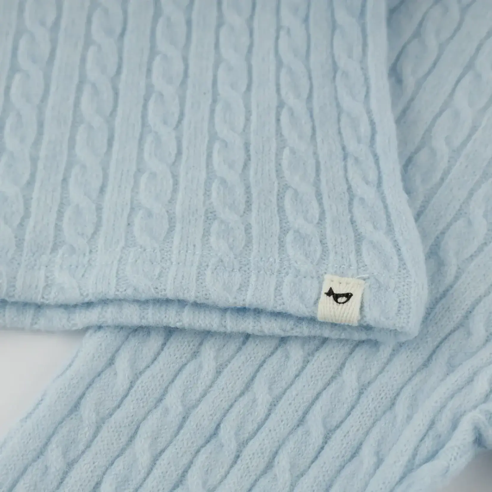 Oh Baby! Oh Baby Sky Blue Cable Knit 2pc Set