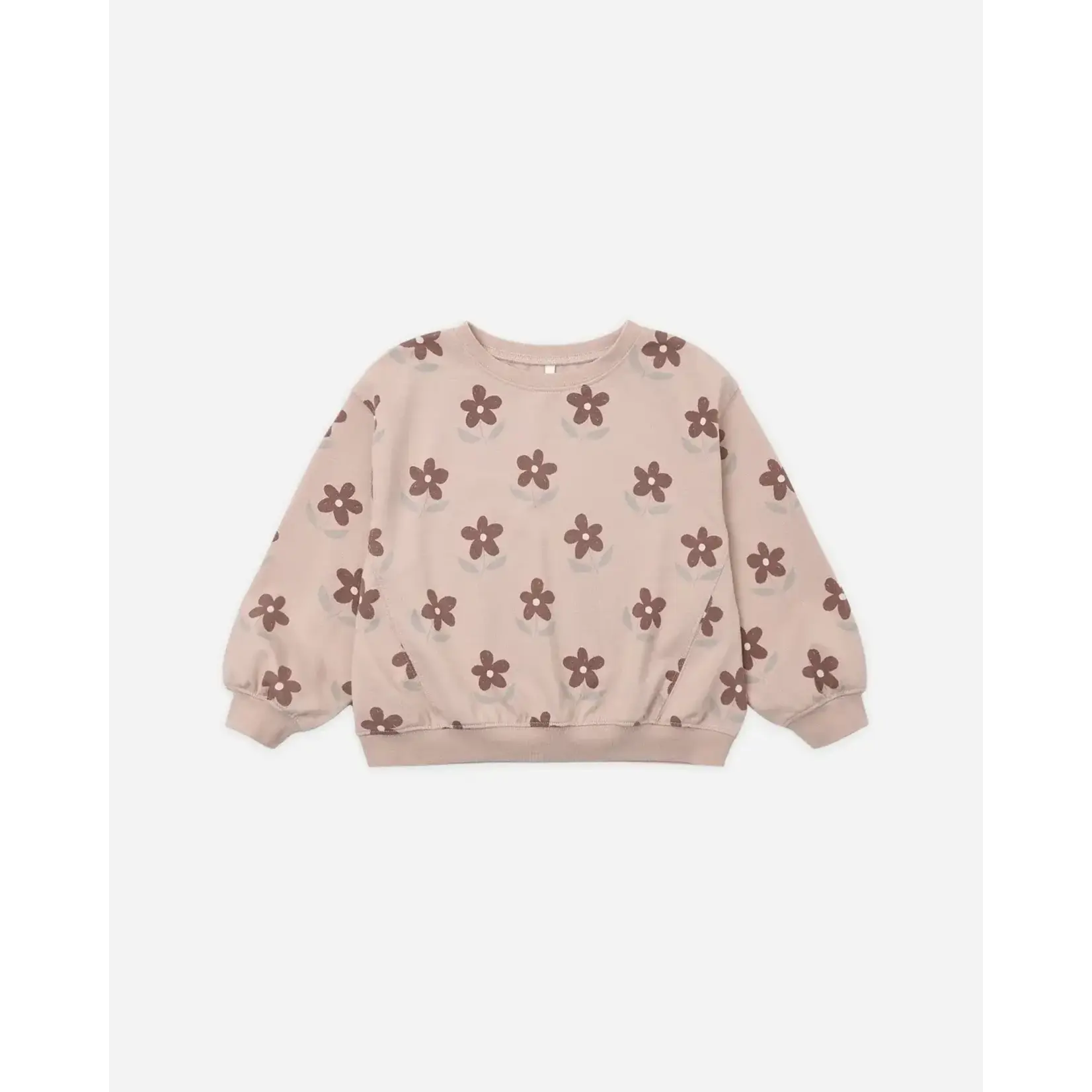 Rylee + Cru Rylee & Cru Rosewood Daisy Oversized Sweatshirt And Pant Set