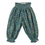 Oh Baby! Oh Baby Teal Harvest Bloom Olivia Smocked Pant
