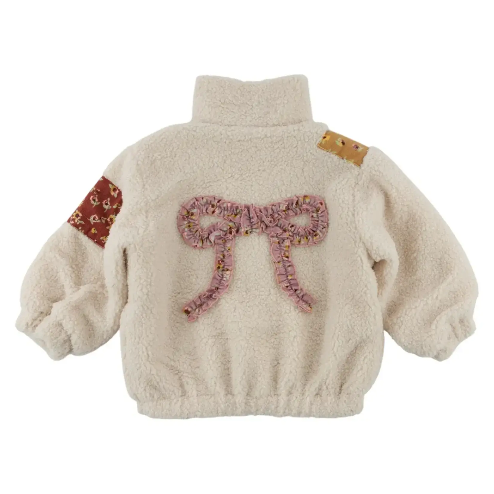 Oh Baby! Oh Baby Natural Harvest Bloom Sherpa Patchwork Tahoe Jacket