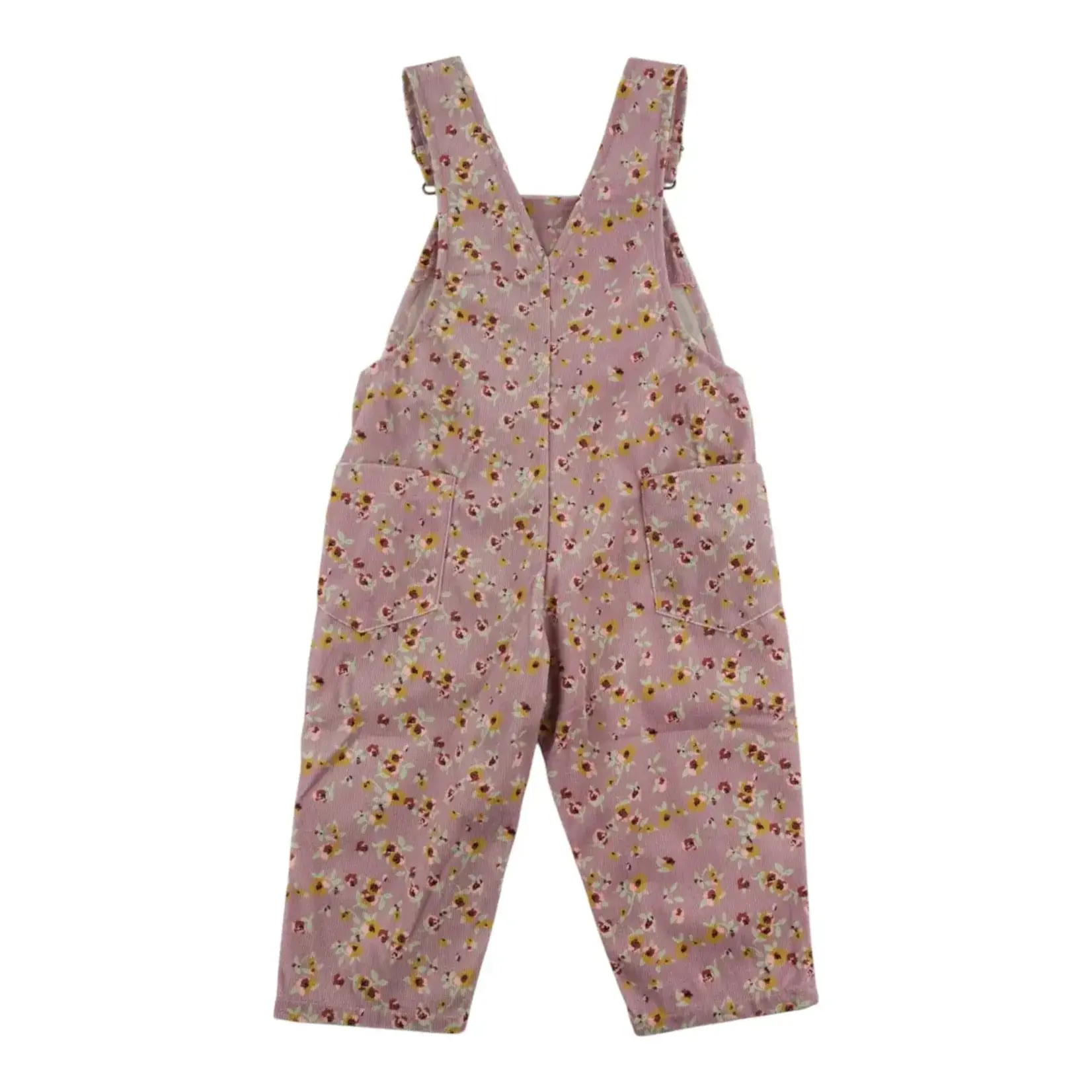 Oh Baby! Oh Baby Dusty Pink Harvest Bloom Overalls