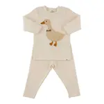 Oh Baby! Oh Baby Sugar Cookie Goose With Bowtie Applique 2pc Set