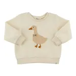 Oh Baby! Oh Baby Sugar Cookie Goose Mini Tartan Bow Brooklyn Boxy