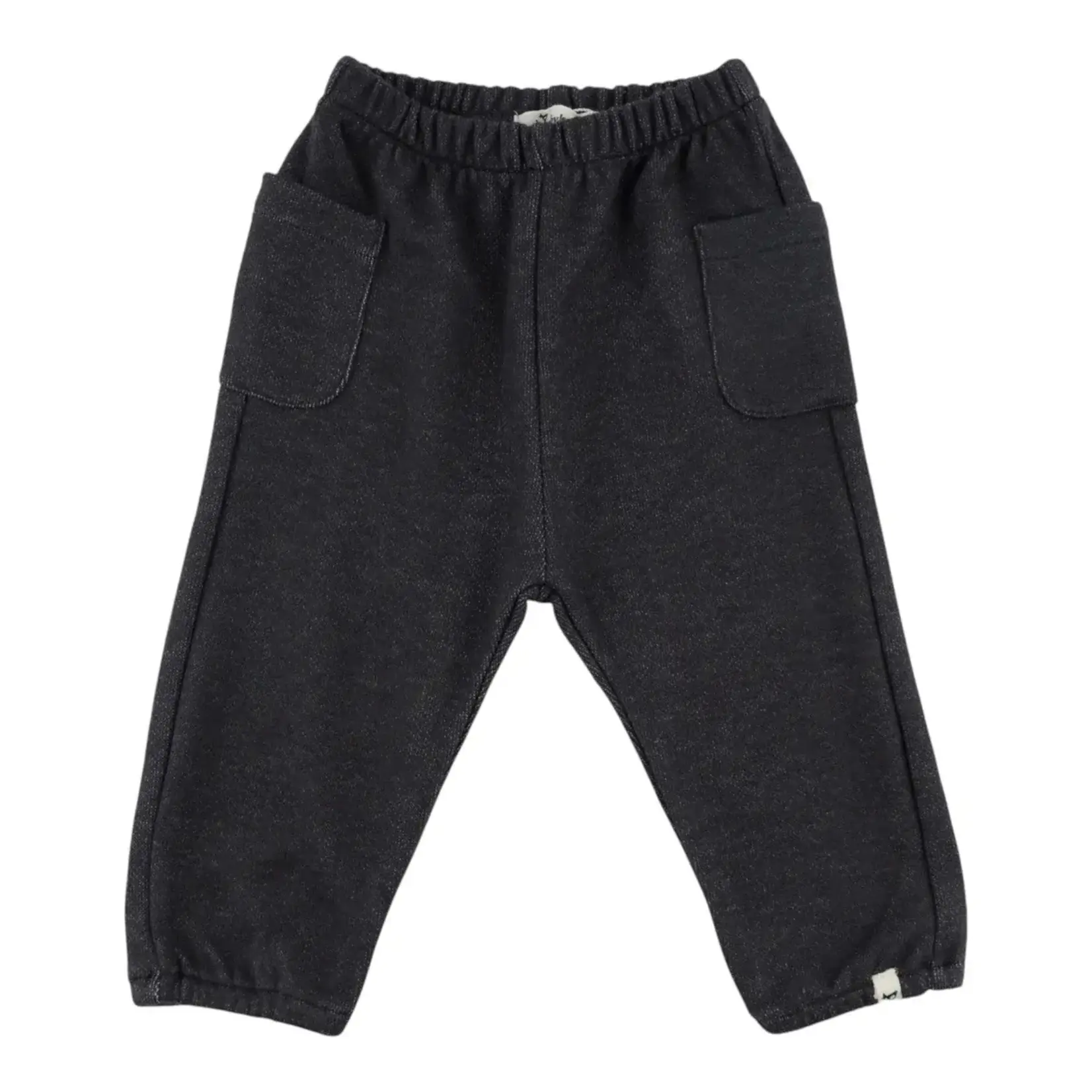 Oh Baby! Oh Baby Charcoal Sweater Knit Side Pocket Pant