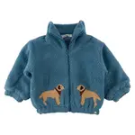 Oh Baby! Oh Baby Dusty Blue Lab Applique Tahoe Coat