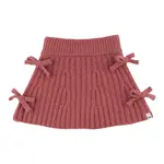 Oh Baby! Oh Baby Boysenberry Bow Knitted Flared Skirt