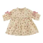Oh Baby! Oh Baby Natural Vintage Peonies Tessa Dress