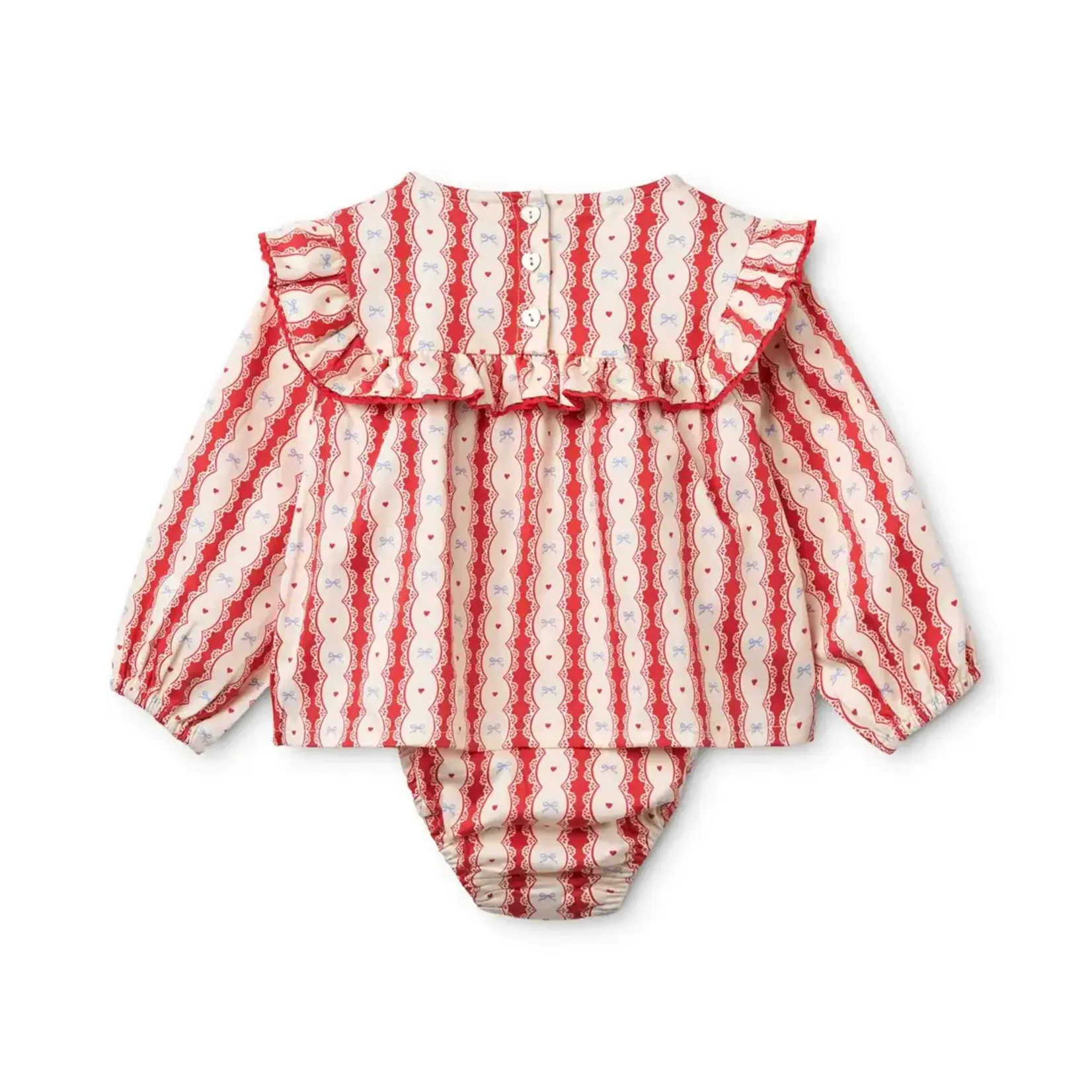 Floss Floss Lace Stripe Joy Romper