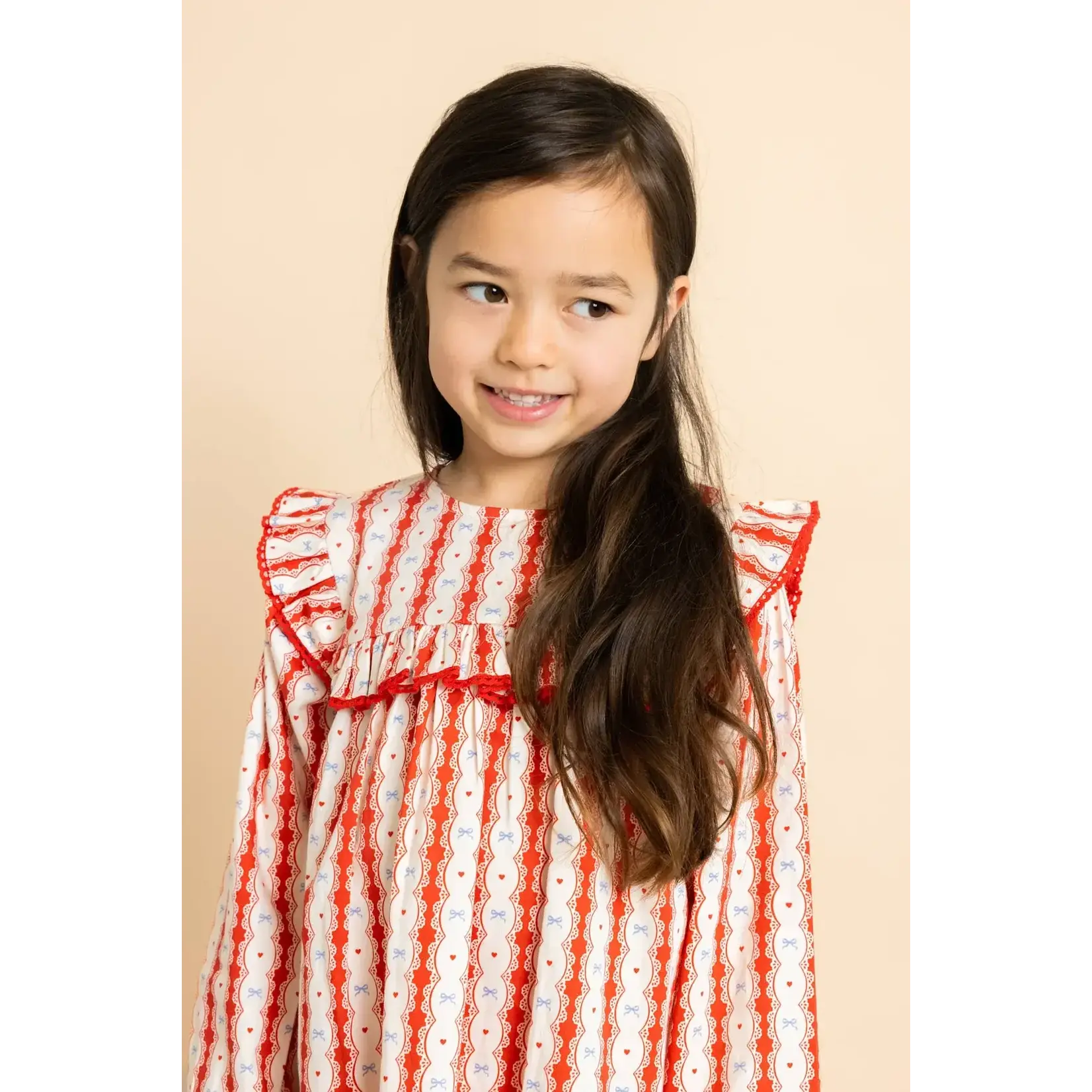 Floss Floss Lace Stripe Joy Dress