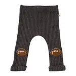 Oh Baby! Oh Baby Charcoal Football Chenille Patch Pant