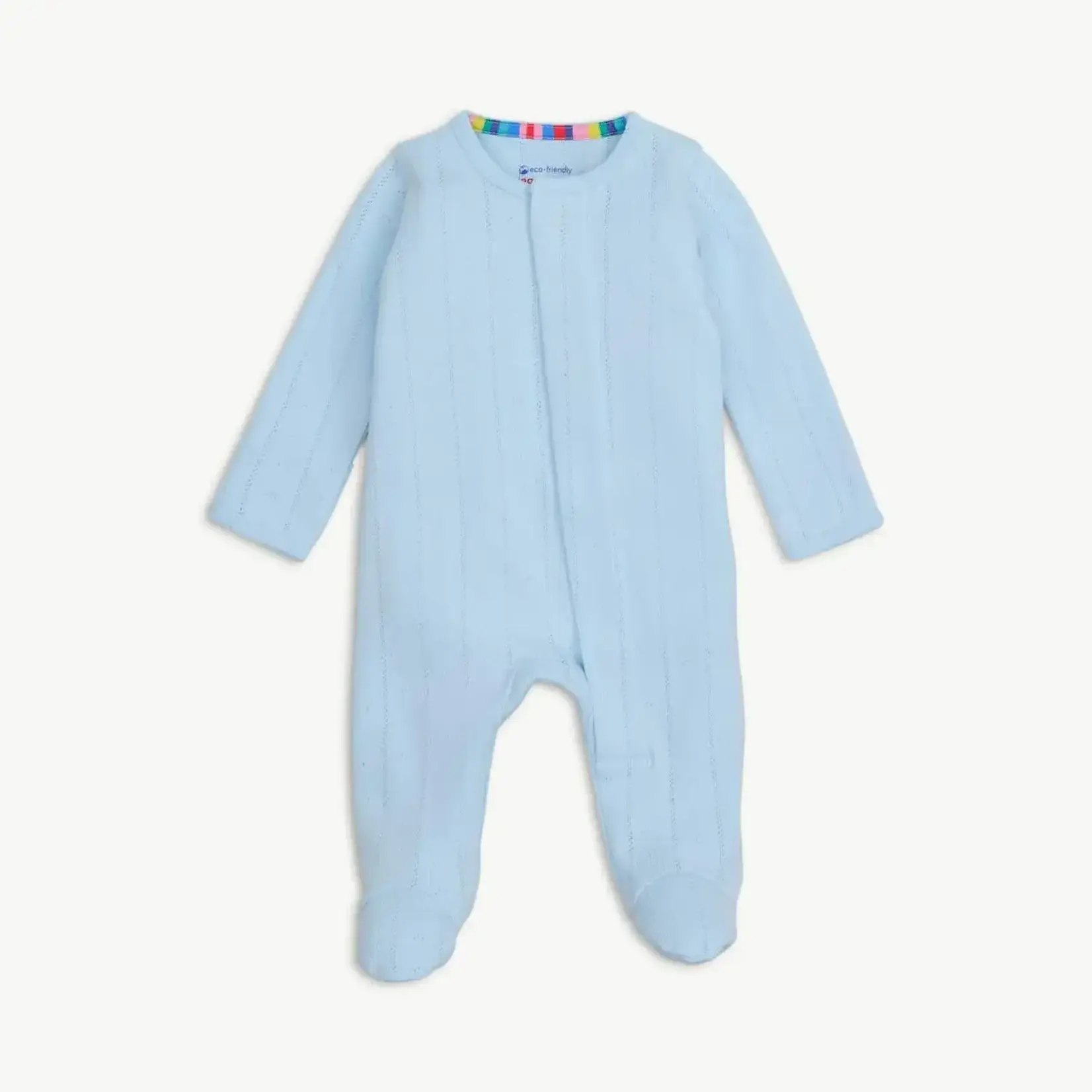 Magnetic Me Magnetic Me Love Lines Blue Pointelle Footie