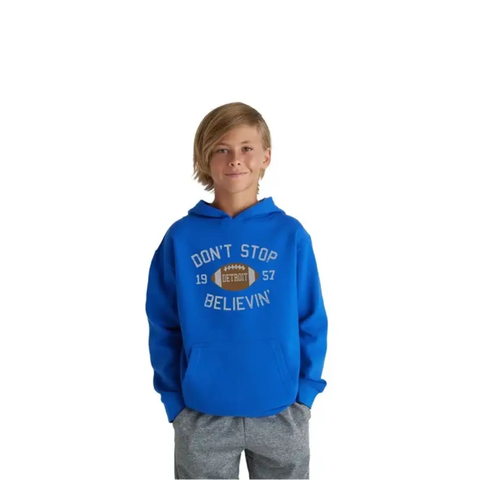 Ink Detroit Ink Detroit Royal Blue Don't Stop Believin' 1957 Hoodie