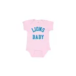 Ink Detroit Ink Detroit Pink Lions Baby Onesie