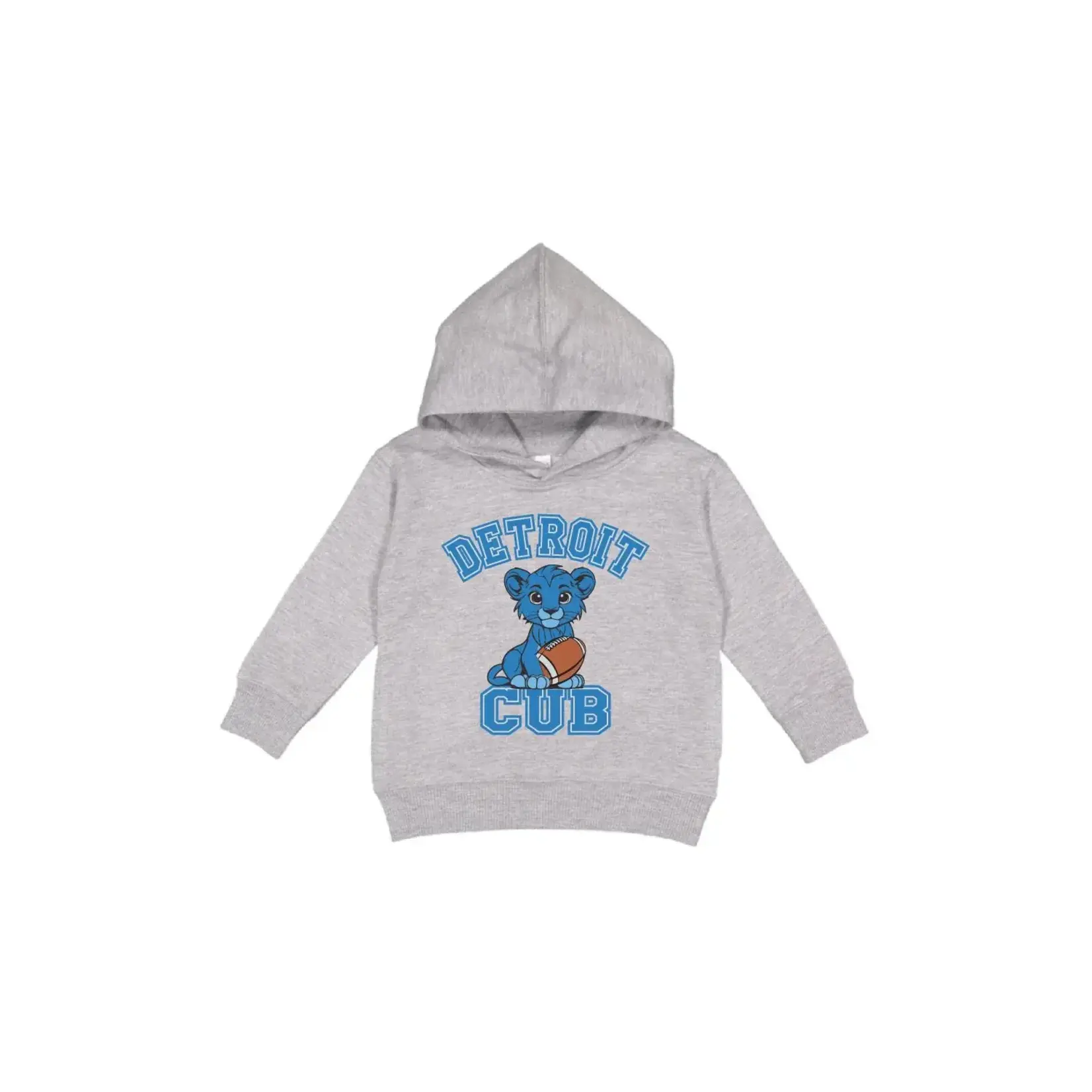 Ink Detroit Ink Detroit Heather Grey Detroit Cub Hoodie