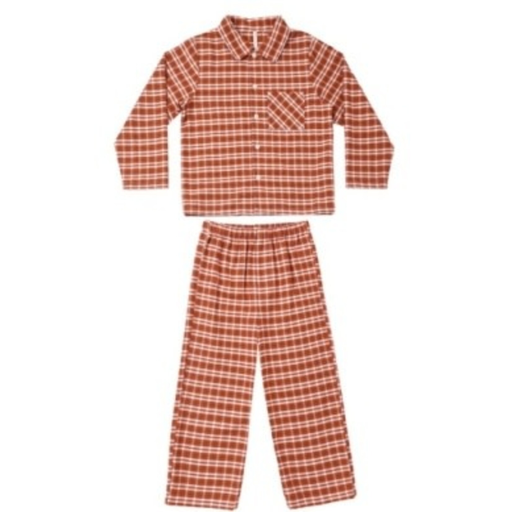 Rylee + Cru Rylee + Cru Ruby Plaid L/S Pajamas