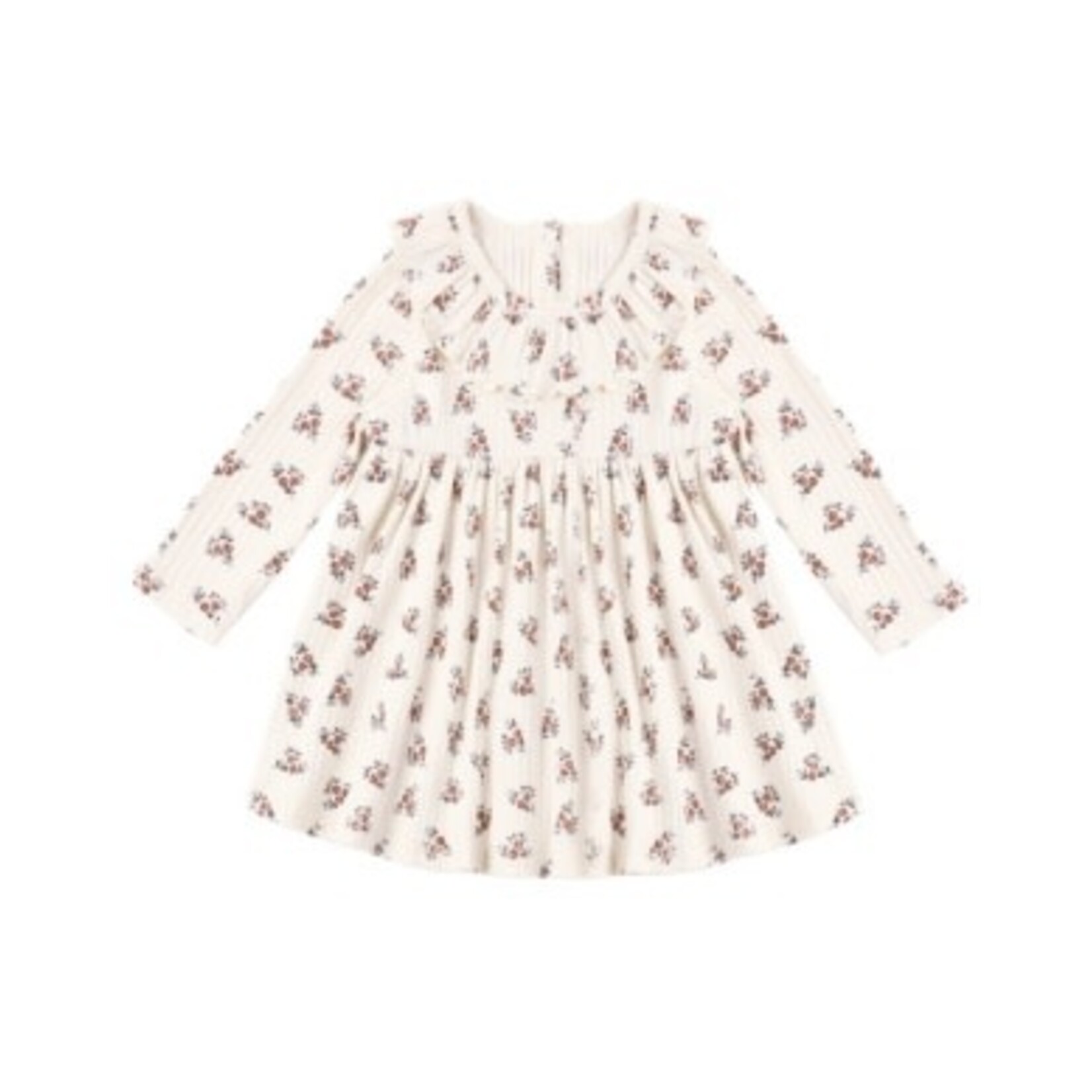 Rylee + Cru Rylee + Cru Natural Ruby Bloom Ruffle Collar Dress