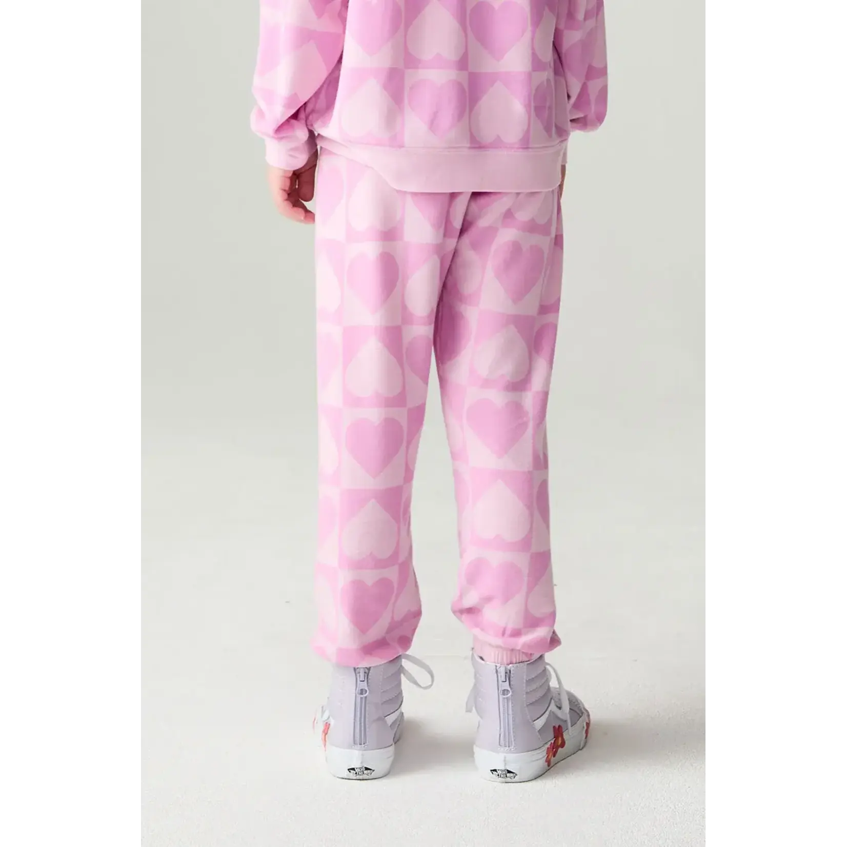 Chaser Chaser Blossom Straight To The Heart Cozy Knit Slim Slouchy Pant