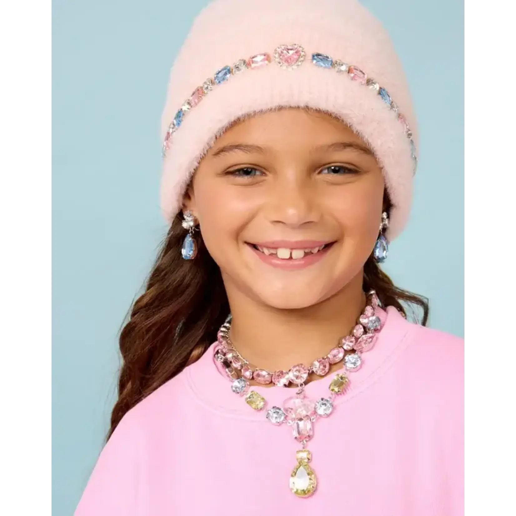 Super Smalls Super Smalls Cotton Candy Jeweled Beanie