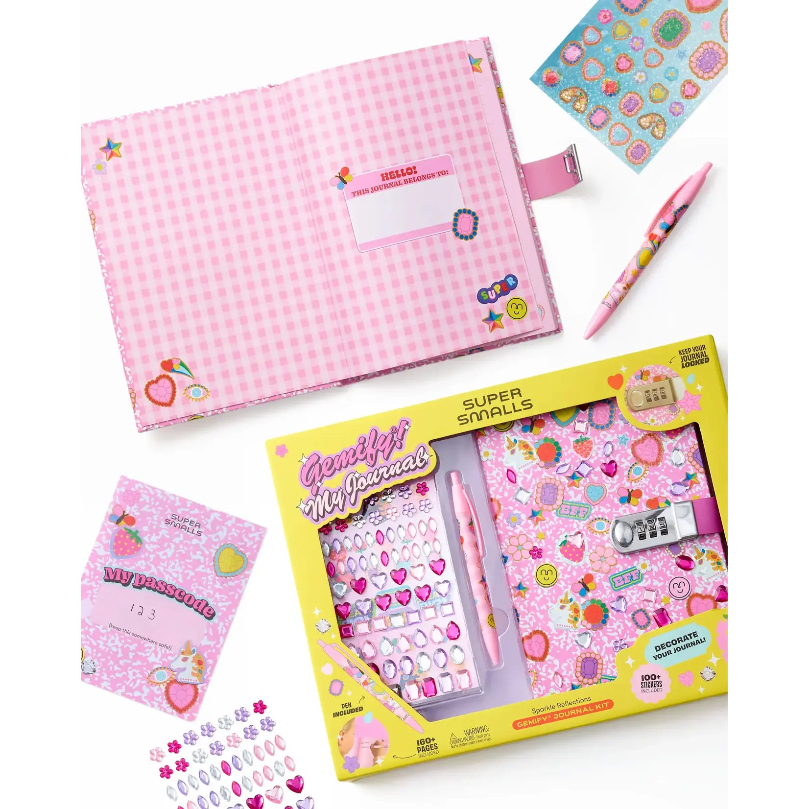 Super Smalls Super Smalls Sparkle Reflections Gemify Journal Kit
