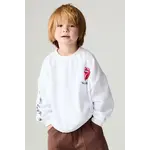Chaser Chaser White Rolling Stones Pop Tongues Vintage Fleece Kevin Pullover