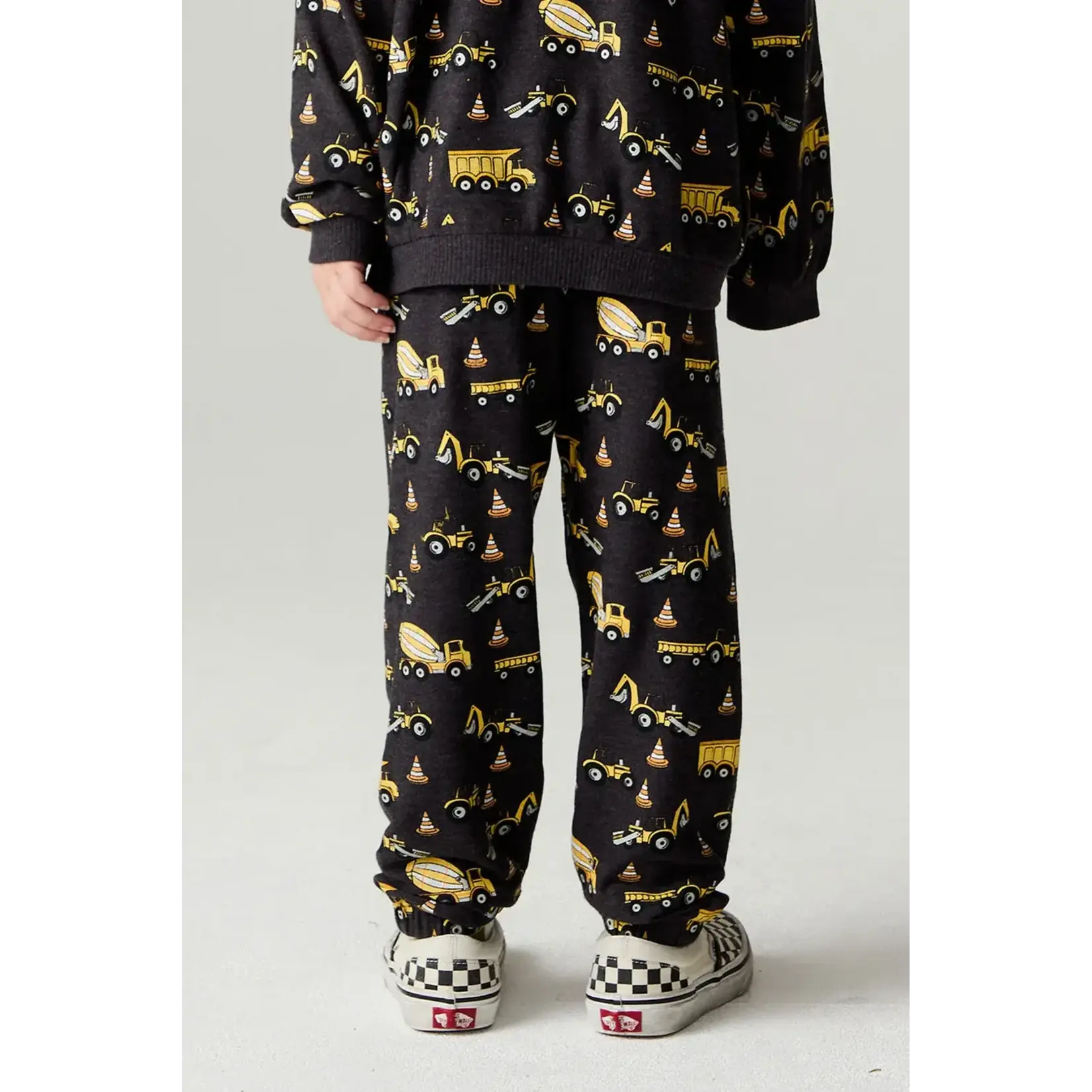 Chaser Chaser Vintage Black Construction Crew Cozy Knit No Side Seam Pant