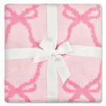 iscream Iscream Sweet Trellis Bows Cozy Knit Blanket