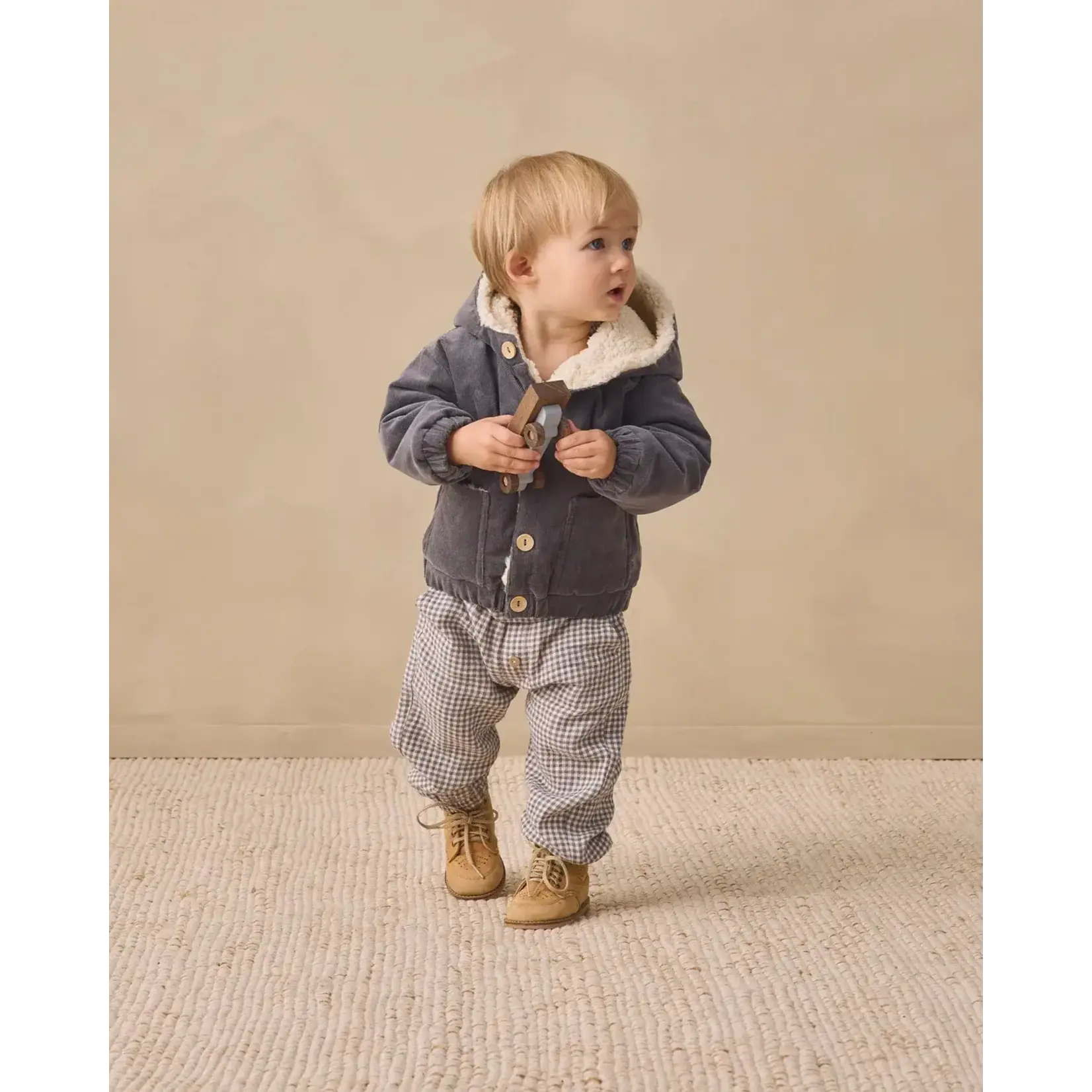 Quincy Mae Quincy Mae Midnight Corduroy Hooded Jacket