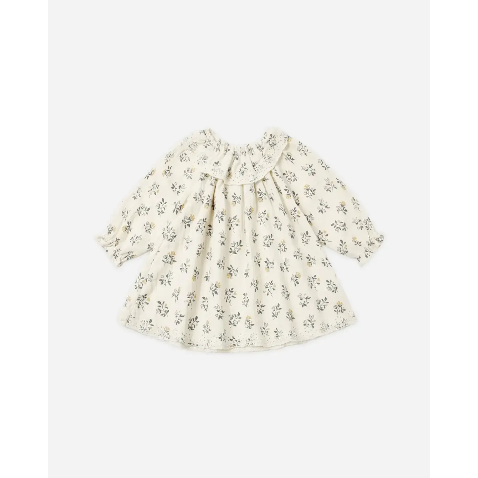 Quincy Mae Quincy Mae Natural French Floral L/S Isla Dress