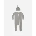 Quincy Mae Quincy Mae Midnight Microstripe Waffle Sleep Set