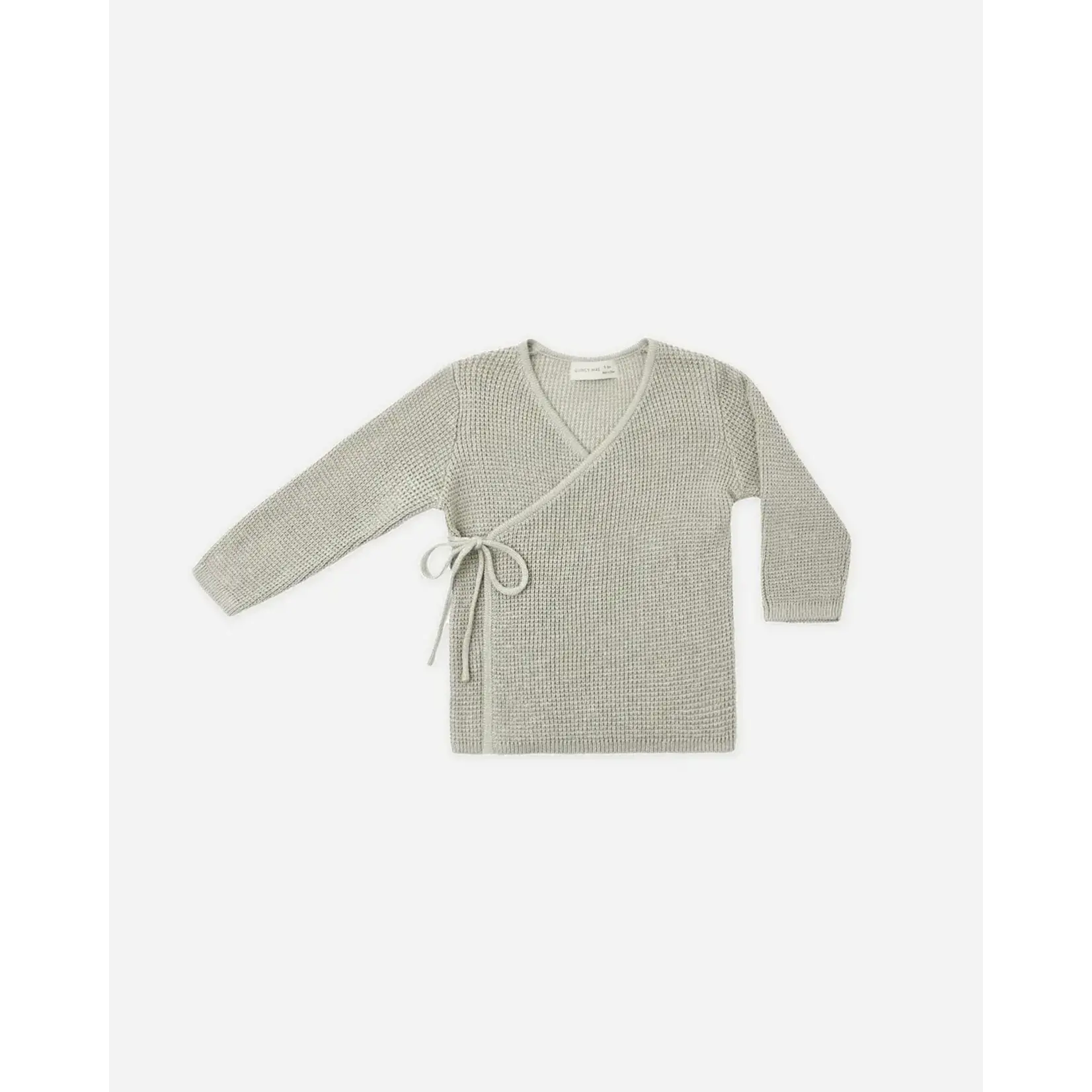 Quincy Mae Quincy Mae Laurel Knit Wrap Top & Footed Pant Set