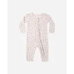 Quincy Mae Quincy Mae Lilac Heart Ditsy Ruffle Jumpsuit