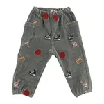 Oh Baby! Oh Baby Heather Gray Sports Embroidered Side Pocket Pant
