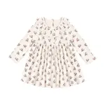 Rylee + Cru Rylee + Cru Natural Ruby Bloom Ruffle Collar Dress