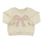 Oh Baby! Oh Baby Sugar Cookie Bow Applique Brooklyn Boxy