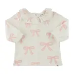 Oh Baby! Oh Baby Oyster Bows AOP Emily L/S Tee