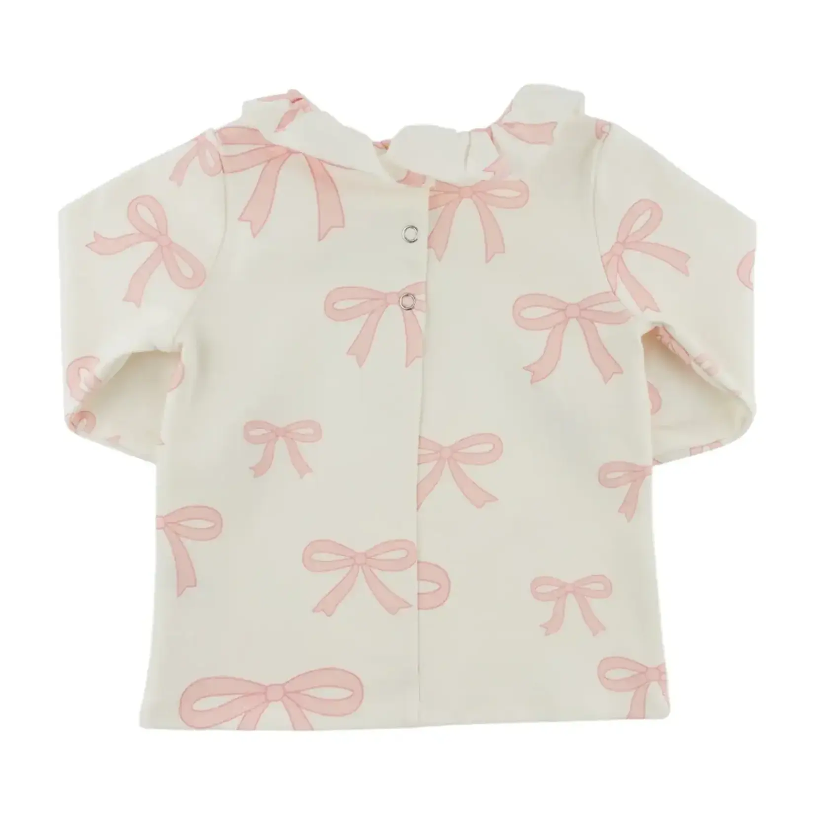 Oh Baby! Oh Baby Oyster Bows AOP Emily L/S Tee