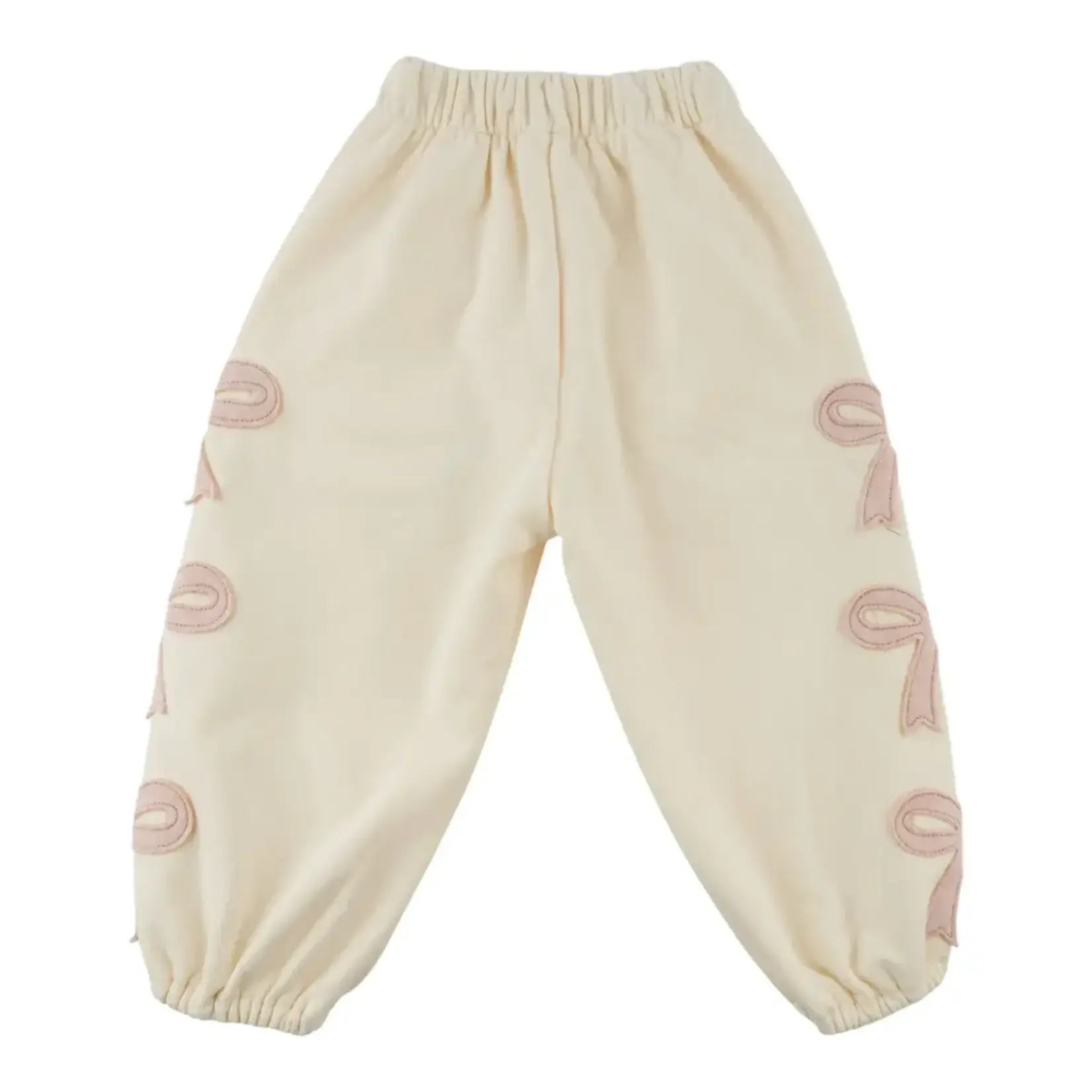 Oh Baby! Oh Baby Sugar Cookie Bow Applique City Jogger