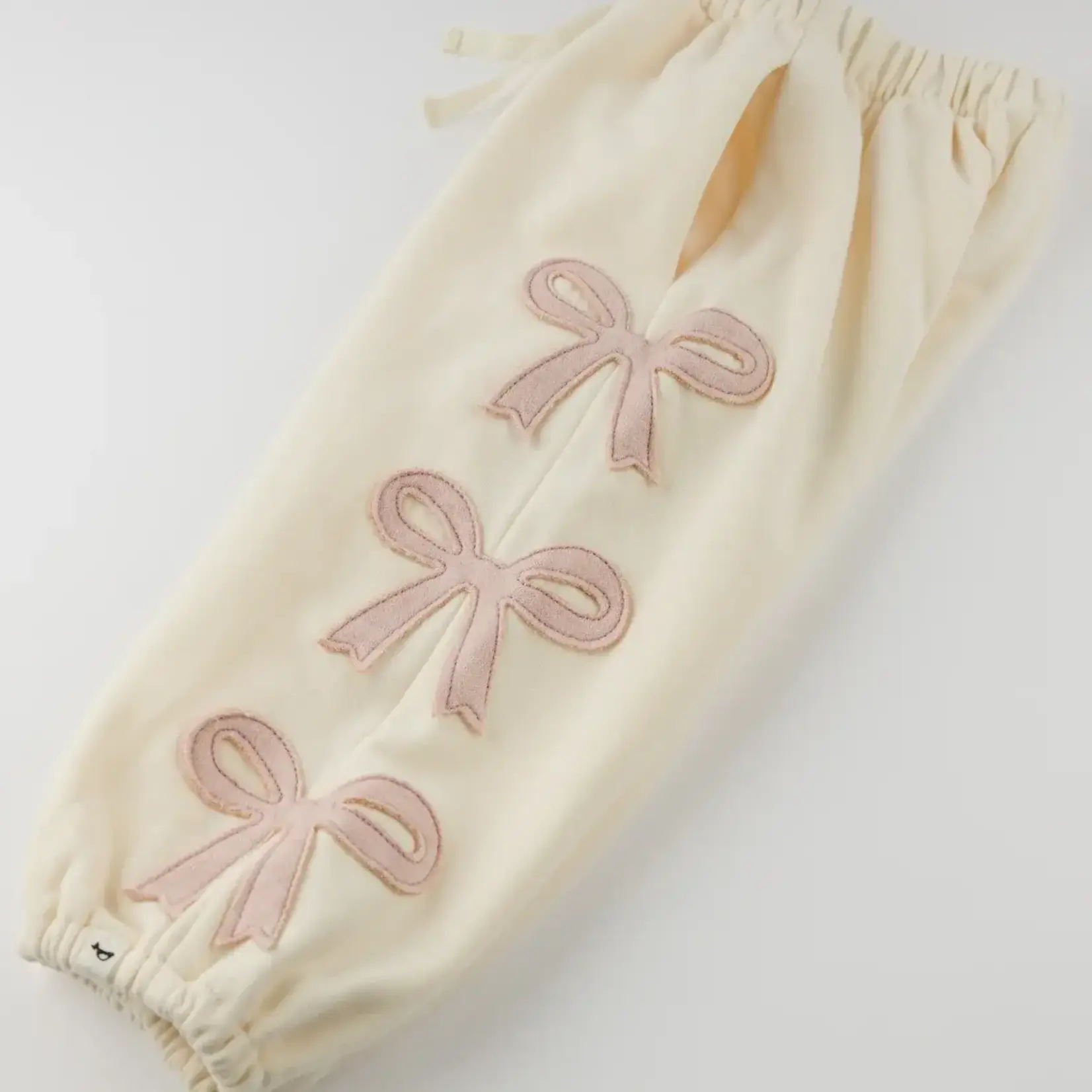 Oh Baby! Oh Baby Sugar Cookie Bow Applique City Jogger