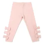 Oh Baby! Oh Baby Pale Pink Bow Legging Wide Rib