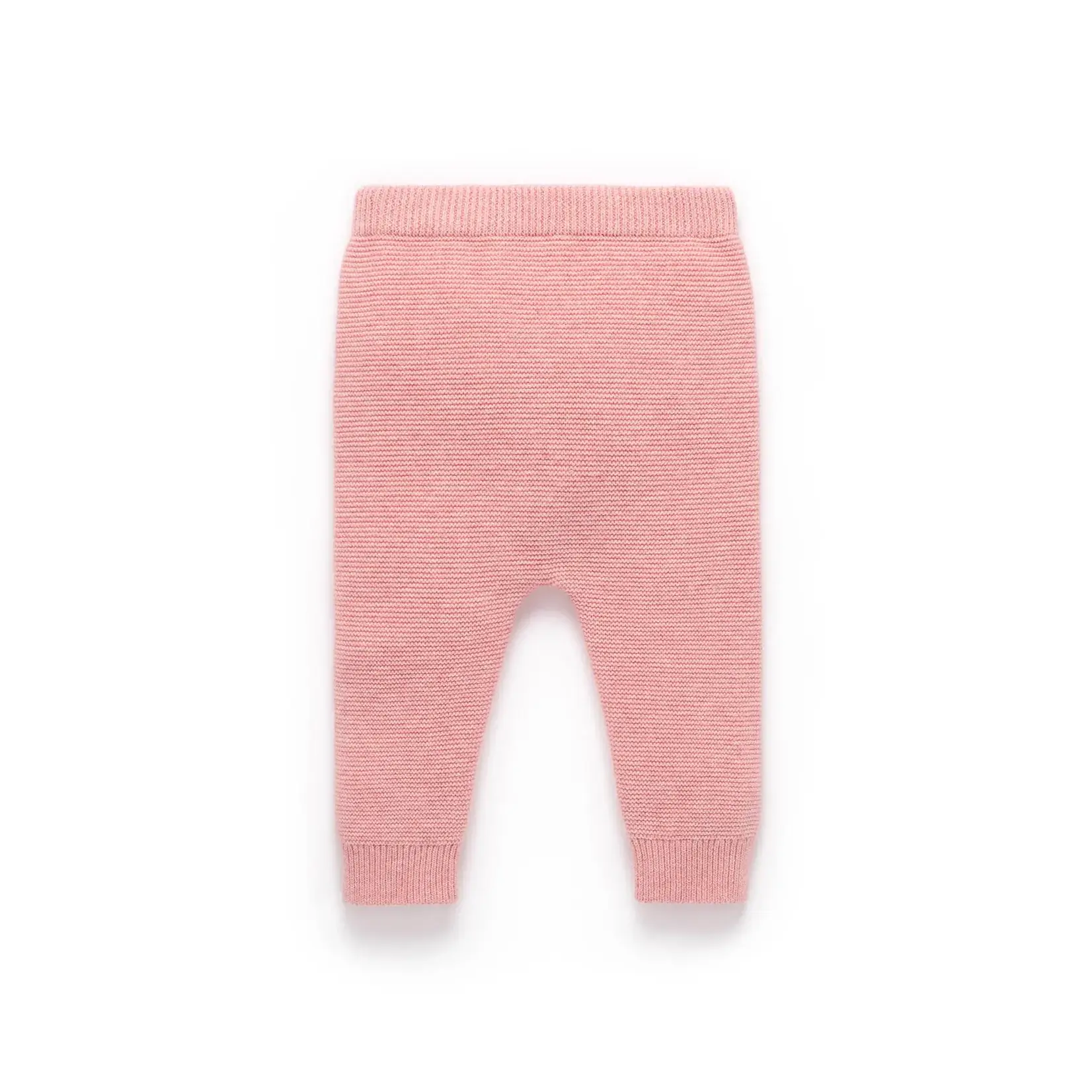 Purebaby Purebaby Ladybird Jacquard Jumper & Blush Knitted Legging Set