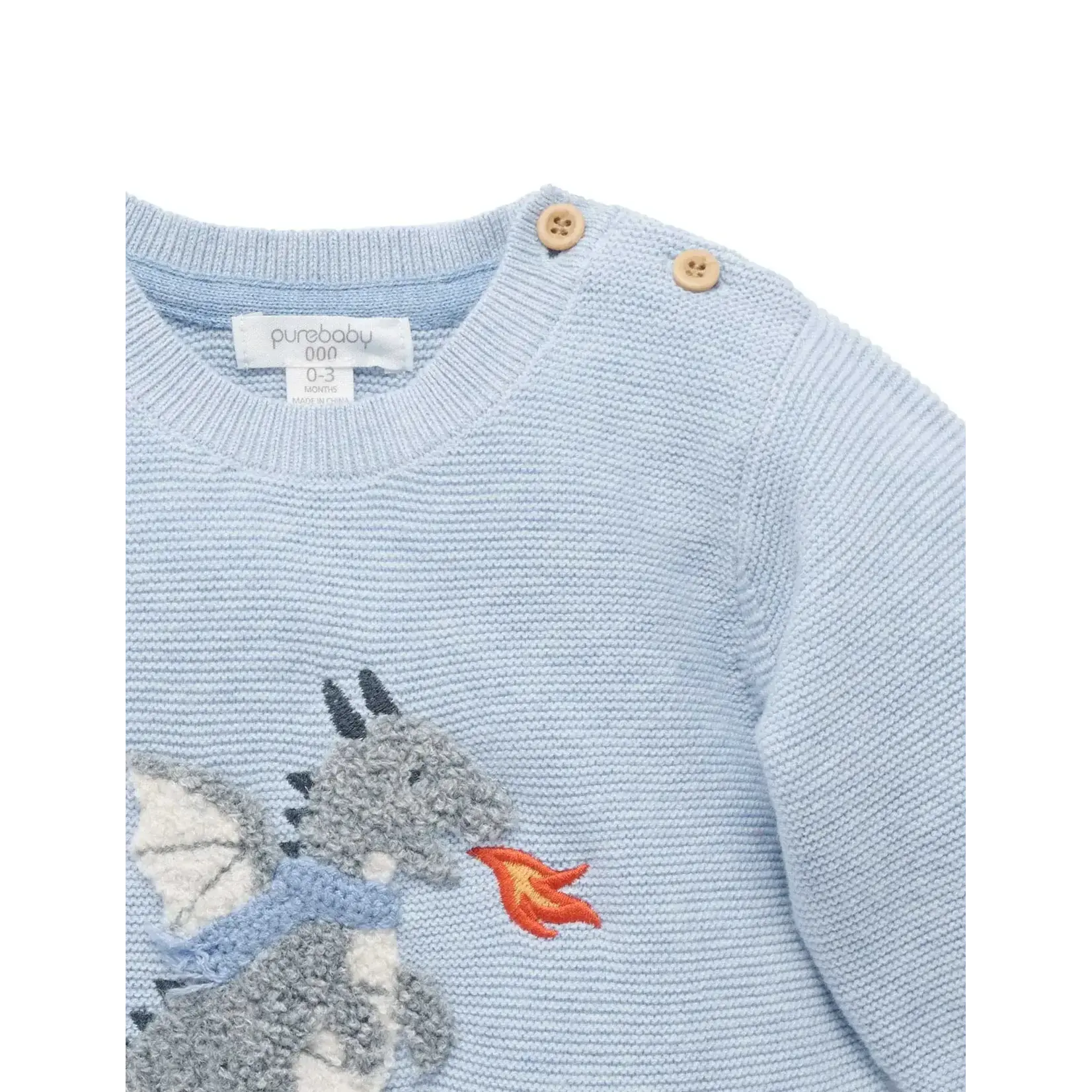 Purebaby Purebaby Ice Melange Magical Forest Jumper & Magical Forest Legging Set