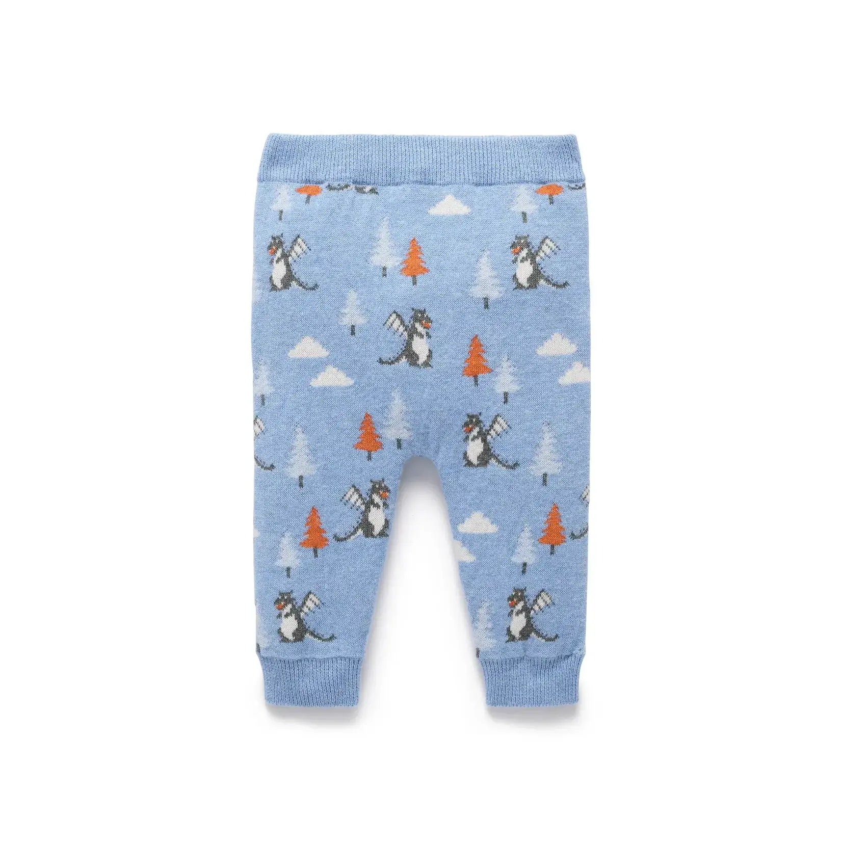 Purebaby Purebaby Ice Melange Magical Forest Jumper & Magical Forest Legging Set